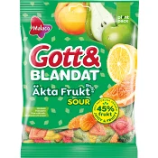 Godispåse Äkta Frukt Sour Gott & Blandat 180g Malaco