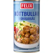 Köttbullar i gräddsås 560g Felix