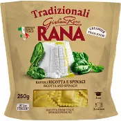 Färsk Pasta Tortelloni Ricotta Spenat 250g Rana