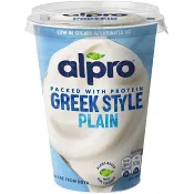 Yoghurt växtbaserad Greek Style naturell 400g Alpro