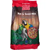 Fågelmat Nöt och frömix Papegoja 750g Dogman