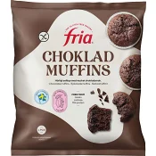 Chokladmuffins Glutenfri Laktosfri Fryst 240g Fria