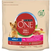 Hundmat Audult Oxe & Ris Purina 1,5kg ONE