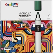 Akrylpennor 8-p Carioca