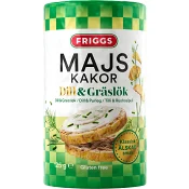 Majskakor Dill/Gräslök 125g Friggs