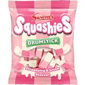 Godispåse Squashies Drumstick Jordgubb 140g Swizzels