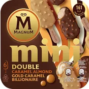 Glass Flerpack Mini Double Caramel Glass 6-p Magnum