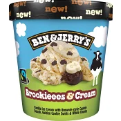 Glass Brookieees & Cream 465ml Ben &amp; Jerrys