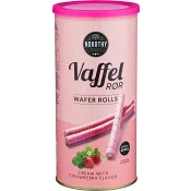 Wafer Rolls Strawberry 250g Nordthy