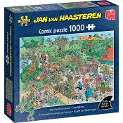 Pussel Big Garden Birdwatch 1000 bitar Jan van Haasteren
