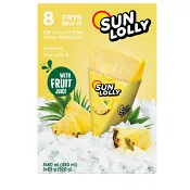 Glass Sun Lolly Pineapple 480ml Sun Lolly