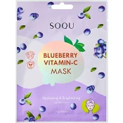 Ansiktsmask Blueberry Vitamin-C Sheet Mask 1-p SOQU