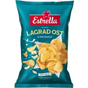 Chips Lagrad ost & Havssalt 275g Estrella