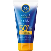 Solskyddskräm Protect&Moisture Invisible SPF50+ 150ml Nivea Sun