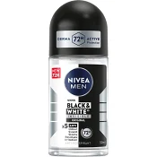 Deodorant 72h Black & White Original Roll On 50ml Nivea Men