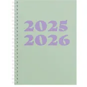 Kalender 25/26 Klara Grön A5, inlaga study.
