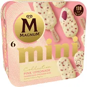 Glass Mini Pink Lemonade 6-p Magnum