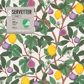 Servett 33cm Limone ICA