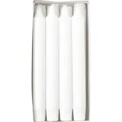 Kronljus vit 8p
