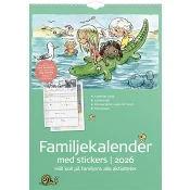 VäggKalender Familj stickers 2026