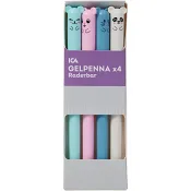 Penna Djur raderbar, 4 pack ICA