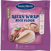 Asian Wrap Rice Flour 8-p Santa Maria