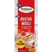 Rostad Müsli Jordgubb & Äpple 375g Frebaco