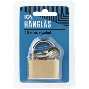 Hänglås 40mm nyckel ICA