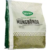 Mungbönor Gröna 900g Sevan