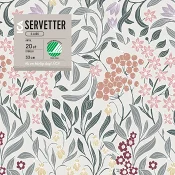 Servett 33cm Botanic