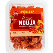 'Nduja Tärnad Salami Pizzatopping 100gTulip