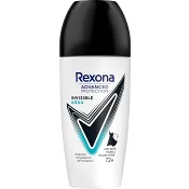 Deodorant 72h Advanced Protection Invisible Aqua Roll-on 50ml Rexona