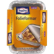 Folieformar med lock 8,5dl 6-p Toppits