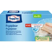 Fryspåsar 6L 20-pack Toppits