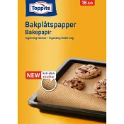 Bakplåtspapper 18-pack Toppits