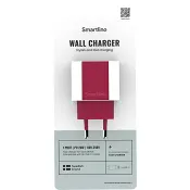 Mobilladdare USB-C 20W PD vinröd Smartline