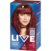 Hårfärg 43 Red passion 1-p Miljömärkt Schwarzkopf Live