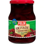 Rödbetor Skivade 370g Felix