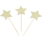 Partypicks Stjärna Guld 20-p Festive