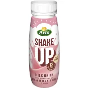 Mjölkbaserad dryck ShakeUP Jordgubb Laktosfri 240ml Arla