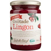 Lingonsylt Osötad 380g KRAV Torefolk Gård