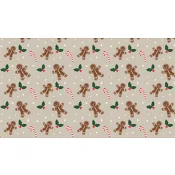 Julpapper Pepparkaka, 0,7x3m