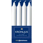 Kronljus Vit 4-p Liljeholmens
