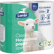 Hushållspapper Classic Plus 2p Lambi