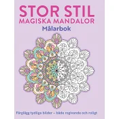Målarbok för vuxna - Magiska mandalor. Stor stil