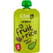 Fruktris Päron & äpple Från 4m Ekologisk 120g Ellas Kitchen