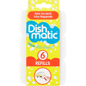 Diskborste Refill Vit 6p Dishmatic