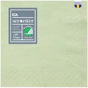Servett Lingrön 24cm 20-p ICA Home