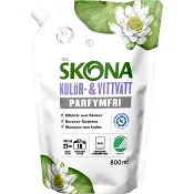 Tvättmedel Flytande Refill PF 800ml Miljömärkt ICA Skona