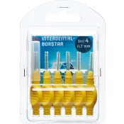 Interdentalborstar 0,7mm 6-p ICA